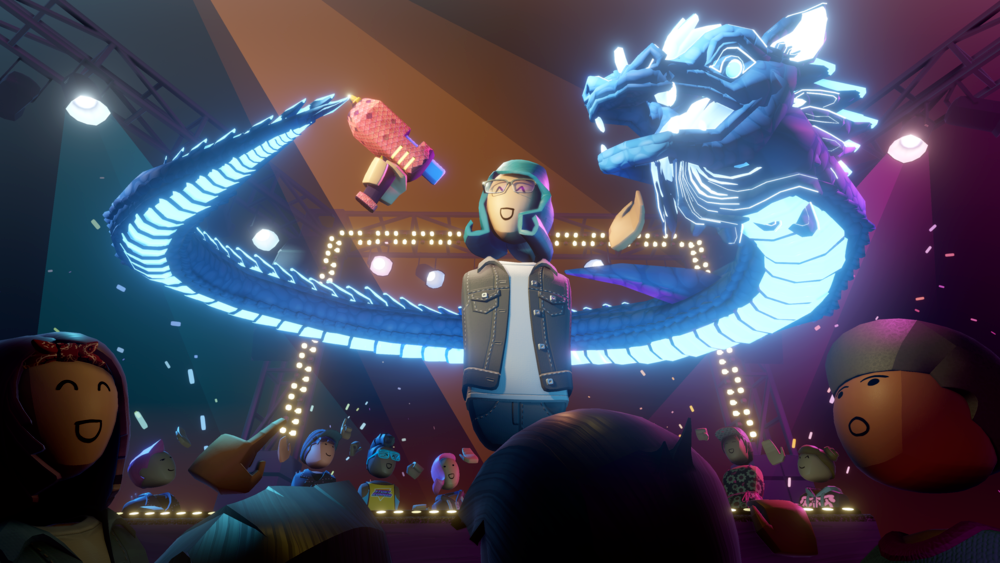 A screenshot from the video game Rec Room.